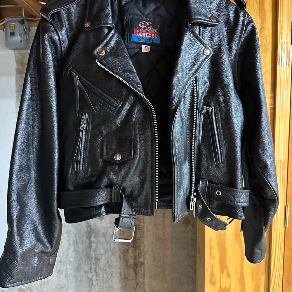 Black Women's Leather Jacket